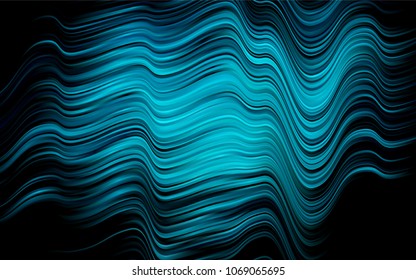 Dark BLUE vector template with bubble shapes. Shining crooked illustration in marble style. Marble design for your web site.