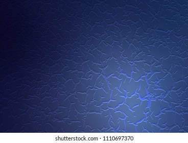Dark BLUE vector template with bubble shapes. A completely new color illustration in marble style. New composition for your brand book.