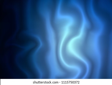 Dark BLUE vector template with bubble shapes. Shining illustration, which consist of blurred lines, circles. The best blurred design for your business.