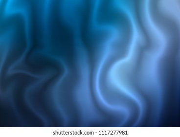 Dark BLUE vector template with bubble shapes. Blurred geometric sample with gradient bubbles.  The template for cell phone backgrounds.