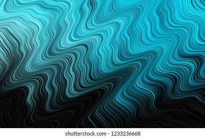 Dark BLUE vector template with bubble shapes. A completely new color illustration in marble style. A new texture for your  ad, booklets, leaflets.