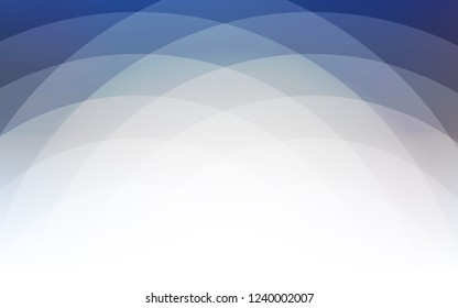 Dark BLUE vector template with bubble shapes. A sample with blurred bubble shapes. The template for cell phone backgrounds.
