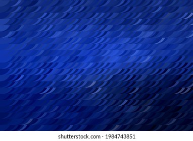 Dark BLUE vector template with chaotic shapes. Simple colorful illustration with abstract gradient shapes. Best smart design for your business.