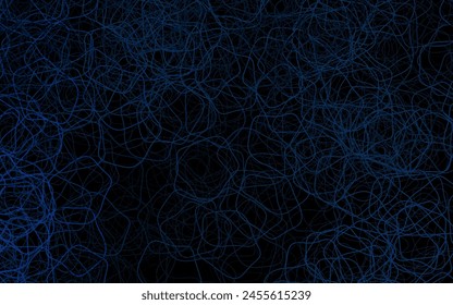 Dark BLUE vector template with chaotic shapes. Illustration with colorful gradient shapes in abstract style. Elegant design for wallpapers.