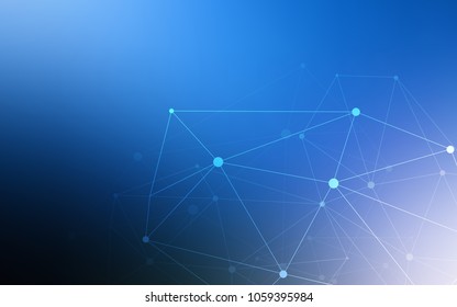 Dark BLUE vector template with circles, triangles. Decorative design in abstract style with triangle structure. Pattern can be used for beautiful websites.