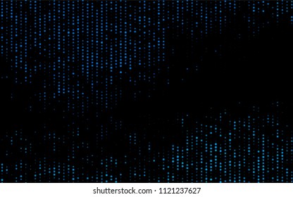 Dark BLUE vector  template with circles. Abstract illustration with colored bubbles in nature style. The pattern can be used for ads, leaflets of liquid.