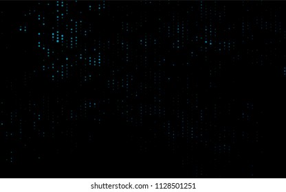 Dark BLUE vector  template with circles. Abstract illustration with colored bubbles in nature style. Completely new template for your brand book.