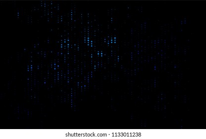Dark BLUE vector  template with circles. Blurred decorative design in abstract style with bubbles. The pattern can be used for ads, leaflets of liquid.