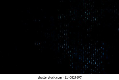 Dark BLUE vector  template with circles. Blurred bubbles on abstract background with colorful gradient. The pattern can be used for aqua ad, booklets.
