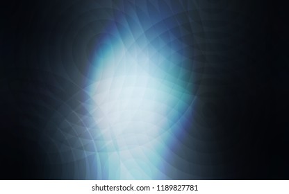 Dark BLUE vector template with circles. Abstract illustration with colored bubbles in nature style. New design for ad, poster, banner of your website.