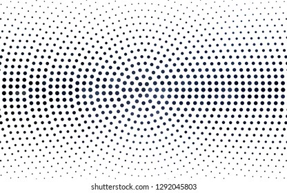 DARK BLUE vector  template with circles. Glitter abstract illustration with blurred drops of rain. Pattern for beautiful websites.