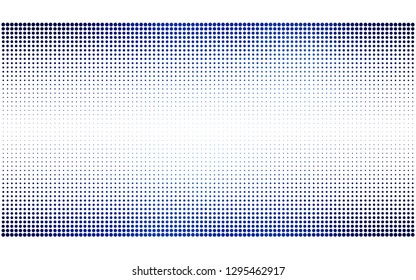 DARK BLUE vector  template with circles. Glitter abstract illustration with blurred drops of rain. Pattern for futuristic ad, booklets.