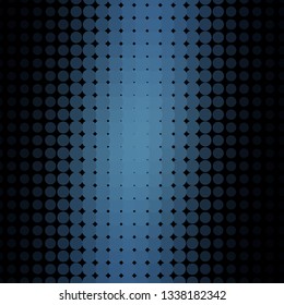 Dark BLUE vector template with circles. Modern abstract illustration with colorful circle shapes. New template for your brand book.