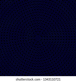 Dark BLUE vector template with circles. Colorful illustration with gradient dots in nature style. Pattern for business ads.