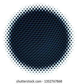 Dark BLUE vector template with circles. Modern abstract illustration with colorful circle shapes. Pattern for business ads.