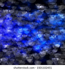 Dark BLUE vector template with circles. Abstract illustration with colorful spots in nature style. Pattern for websites, landing pages.