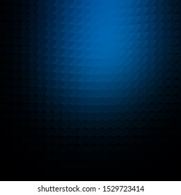 Dark BLUE vector template with circles. Abstract decorative design in gradient style with bubbles. Design for posters, banners.