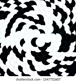 Dark BLUE vector template with circles. Glitter abstract illustration with colorful drops. Design for your commercials.