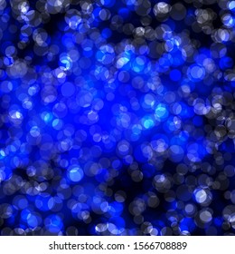 Dark BLUE vector template with circles. Modern abstract illustration with colorful circle shapes. Pattern for wallpapers, curtains.