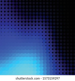 Dark BLUE vector template with circles. Abstract illustration with colorful spots in nature style. Pattern for wallpapers, curtains.