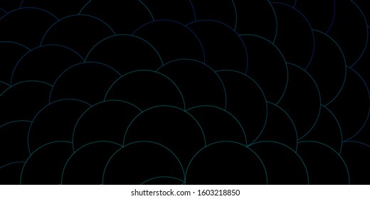 Dark BLUE vector template with circles. Abstract illustration with colorful spots in nature style. Pattern for wallpapers, curtains.