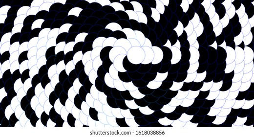 Dark BLUE vector template with circles. Illustration with set of shining colorful abstract spheres. New template for a brand book.