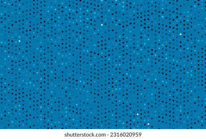Dark BLUE vector template with circles. Abstract illustration with colored bubbles in nature style. Pattern for ads, booklets.