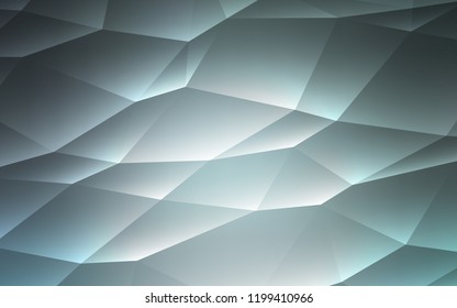 Dark BLUE vector template with crystals, triangles. Modern abstract illustration with colorful triangles. Pattern can be used for websites.