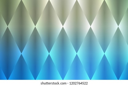 Dark BLUE vector template with crystals, rectangles. Abstract gradient illustration with rectangles. Smart design for your business advert.