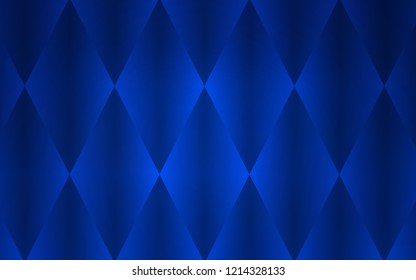 Dark BLUE vector template with crystals, rectangles. Modern abstract illustration with colorful rectangles. The template can be used as a background.