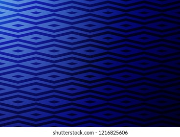 Dark BLUE vector template with crystals, triangles. Glitter abstract illustration with triangular shapes. Pattern can be used for websites.