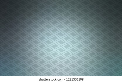 Dark BLUE vector template with crystals, rectangles. Abstract gradient illustration with rectangles. Pattern for commercials.