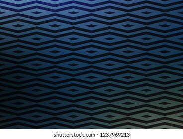 Dark BLUE vector template with crystals, triangles. Illustration with set of colorful triangles. Pattern can be used for websites.