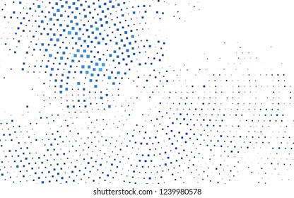 Dark BLUE vector template with crystals, rectangles. Beautiful illustration with rectangles and squares. Pattern for busines ad, booklets, leaflets