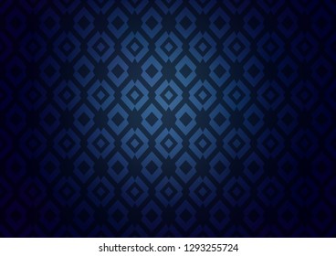 Dark BLUE vector template with crystals, rectangles. Modern abstract illustration with colorful rectangles. Smart design for your business advert.