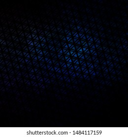 Dark Blue vector template with crystals, triangles. Modern abstract illustration with colorful triangles. Pattern for websites.
