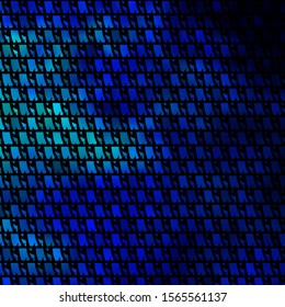 Dark BLUE vector template with crystals, triangles. Glitter abstract illustration with triangular shapes. Design for your promotions.