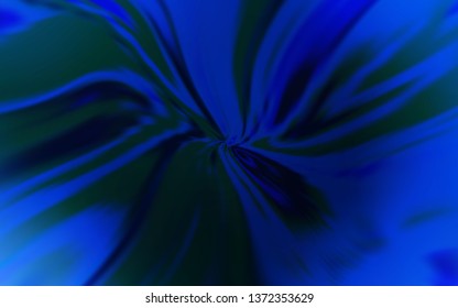 Dark BLUE vector template with curved lines. A sample with colorful lines, shapes. Pattern for your business design.