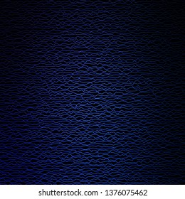 Dark BLUE vector template with curved lines. Colorful illustration, which consists of curves. Template for your UI design.