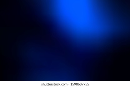 Dark BLUE vector template with curved ribbons. Brand-new colored illustration in blurry style with gradient. The polygonal design for your web site.