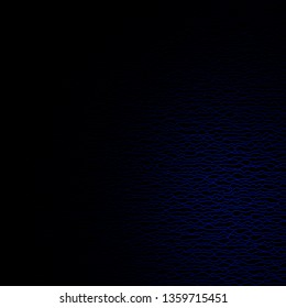 Dark BLUE vector template with curves. Colorful illustration, which consists of curves. Pattern for booklets, leaflets.