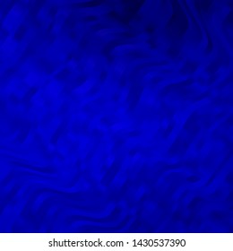 Dark BLUE vector template with curves. Illustration in abstract style with gradient curved.  Template for your UI design.