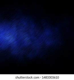 Dark BLUE vector template with curves. Gradient illustration in simple style with bows. Pattern for websites, landing pages.