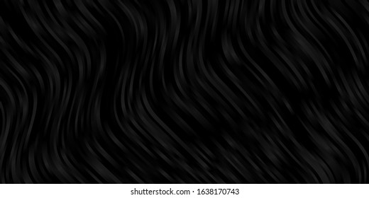 Dark BLUE vector template with curves. Colorful illustration in circular style with lines. Pattern for websites, landing pages.