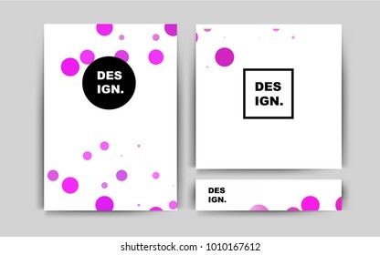Dark BLUE vector template for landing pages. Abstract booklet on colored background with gradient. New design for a poster, banner of your website.