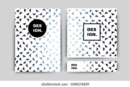 Dark BLUE vector template for landing pages. Beautiful colored sample in A4 size. Beautiful design for cover of notepads.