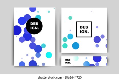Dark BLUE vector template for landing pages. Beautiful colored sample in A4 size. New design for a poster, banner of your website.