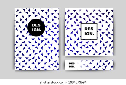 Dark BLUE vector template for landing pages. Web interface on abstract background with colorful gradient. Pattern can be used as a template for calendars.