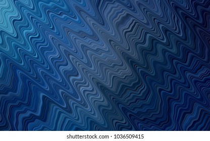 Dark BLUE vector template with lava shapes. A completely new color illustration in marble style. New composition for your brand book.