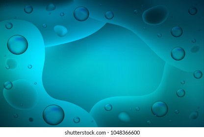 Dark BLUE vector template with lava shapes. Brand-new colored illustration in memphis style with gradient. Memphis style for your business design.